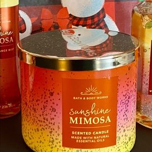B&BW SUNSHINE MIMOSA 3 wick candle